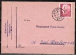 Bund 429 als portoger. EF mit 20 Pf Heinrich Lübke auf Inlands-Brief bis 20g von 1964-1969