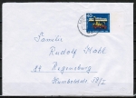 Bund 472 als portoger. EF mit 40 Pf Verkehrsausstellung auf kleinformatigem Inlands-Brief über 20g von 1965-1966