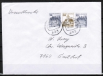Bund 913+914+913 u.g. als portoger. Zdr.-EF mit 10+30+10 Pf B+S unten geschnitten aus MH im Buchdruck auf Inlands-Drucksache von 1982-1989