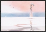 10 gleiche Ansichtskarten von Marisa Caly - "Serenity I" (1982)