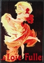 10 gleiche Ansichtskarten von J. Cheret - "La Loie Fuller" (Plakat)