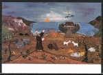 10 gleiche Ansichtskarten von Dodo Hennecke - " Arche Noah" (1972)