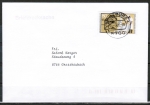 Bund 1277 als portoger. EF mit 80 Pf Jugend 1986 auf Briefdrucksache bis 20g von 1989-1993