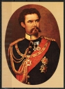 Ansichtskarte von König Ludwig II von Bayern, Reprint ca. 1980