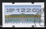 Bund ATM 2 - Nadeldruck - Marke zu 1220 Pf als lose gestempelte Marke in einwandfreier Erhaltung !