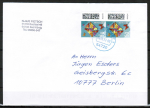 Bund 3714 als portoger. MeF mit 2x 50 Cent Briefe-Dauerserie aus Rolle auf Inlands-Brief 20-50g von 2022-heute, codiert