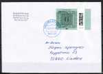 Bund 3719 als portoger. EF mit 85 Cent Tag der Briefmarke 2022 / Baden-Fehldruck aus Bogen auf Inlands-Brief bis 20g von 2022-heute, codiert