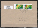 Bund 1672 als portoger. MeF mit 2x 100 Pf Gartenbau auf Inlands-Kompakt-Brief 20-50g von 1993