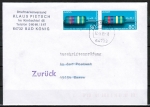 Bund 1732 als portoger. MeF mit 2x 80 Pf Europa 1994 auf Einzel-Anschriftenprüfungs-Brief bis 20g von 1995, codiert