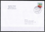 Bund 3043 als Ganzsachen-Umschlag mit eingedruckter Marke 60 Cent Blumen / Kaiserkrone auf Inlands-Brief bis 20g von 2014, codiert
