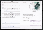 Bund 783 als portoger. EF mit 30 Pf Wohlfahrt 1973 auf Inlands-Postkarte von 1973-1974