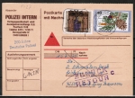 Bund 1027 als portoger. MiF mit 90 Pf Wohlfahrt 1979 + 110 Pf SM auf Nachnahme-Postkarte von 1980
