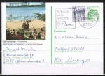 Bund 913 als portoger. MiF mit 10 Pf B+S - Serie Buchdruck aus Rolle als Zusatz auf 50 Pf B+S-GA-Bild-Postkarte von 1982-1993
