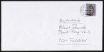 Bund 1297 als portoger. EF mit 70 Pf Wohlfahrt 1986 auf Langformat-Briefdrucksache bis 20g von 1986, codiert