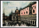 Ansichtskarte von Bernard Buffet - "Venedig, Piazetta San Marco" (1962)