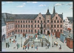 10 gleiche Ansichtskarten von Felizitas Kastner - "Düsseldorf, Rathaus"