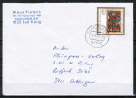 Bund 1346 als portoger. EF mit 80 Pf Weihnachten 1987 auf Inlands-Brief bis 20g von 1987-1989