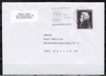 Bund 1571 als portoger. EF mit 100 Pf EZM aus Mozart-Block auf Inlands-Brief bis 20g von 1991-1997
