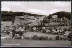 Ansichtskarte Oberzent / Gammelsbach, Teilansicht mit Ruine Freienstein, wohl von 1960
