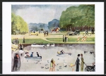 Ansichtskarte von Kees van Dongen (1877-????) - "The Bois de Boulogne"
