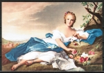 Ansichtskarte von Jean-Marc Nattier (1685-1766) - "Portrait von Anne Henriette"