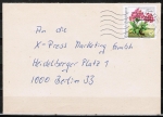 Bund 1506 als portoger. EF mit 50 Pf Rennsteiggarten auf VGO-Brief bis 20g vom März 1991