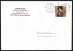 Bund 1579 als portoger. EF mit 70 Pf Weihnachten 1991 auf Massendrucksache 50-60g von 1991-1993, 14x20 cm