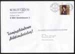 Bund 1579 als portoger. EF mit 70 Pf Weihnachten 1991 auf C5-Massendrucksache 50-60g von 1991-1993, 23 cm lang