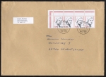 Bund 2296 als portoger. MeF mit 4x 0,55 ¤ Frauen-Serie auf C5-Inlands-Brief über 2 cm Dicke von 2003-2012, 23 cm lang