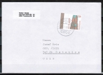 Bund 1375 als portoger. EF mit 120 Pf SWK aus Bogen mit SR auf Auslands-Brief bis 20g von 1988 in die CSSR, AnkStpl.