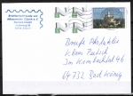 Bund 3122 als Ganzsachen-Umschlag mit eingedruckter Marke 62 Ct. Marksburg + Zusatz als Inlands-Brief bis 20g von 2017, codiert