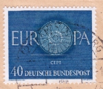 Bund 339 als portoger. EF mit 40 Pf Europa 1960 auf kleinformatigem Inlands- oder Auslands-Brief von 1960-1962 im Ankauf gesucht !