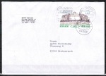 Bund 2398 als portoger. EF mit 144 Cent Schloss Ludwigsburg auf "kleinem" Inlands-Brief über 50g von 2005 mit Doppelstempelung, codiert, B6-Format