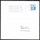 Bund 918 als portoger. EF mit 70 Pf B+S vom Bogen mit Rand auf Nichtstandard-Infopost 14x14 cm bis 20g vom Dez. 2001, codiert !!!
