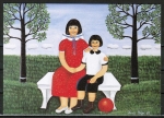 Ansichtskarte von Leonie Hoppe - "Mutter und Sohn" (1979)