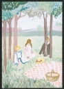Ansichtskarte von Claude Montoya - "Dejeuner sur l'herbe" (Mittagessen im Gras)