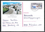 Bund 1321 als Sonder-Ganzsachen-Postkarte mit eingedruckter Marke 60 Pf Europa 1987 portoger. als Postkarte 1987-1993 gelaufen