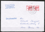 Bund 996 als portoger. MeF mit 2x 25 Pf B+S - Serie aus Rolle auf CARTAX-Papier / NF auf Inlands-Drucksache bis 20g von 1982-1989