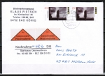 Bund 1817 als portoger. MeF mit 2x 200 Pf EZM aus Film-Block auf Nachnahme-Brief bis 20g von 1996, codiert
