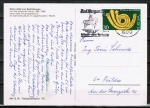 Bund 768 als portoger. EF mit 30 Pf Europa 1973 auf Inlands-Postkarte von 1973-1974