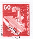 Michel-Nr. 990-994 = Dauerserie Industrie + Technik 60 / 150 / 180 / 230 Pf