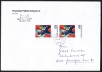 Bund 823 als portoger. MeF mit 2x 120 Pf Ernst Ludwig Kirchner auf C5-Inlands-Brief 50-100g von 1992