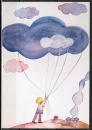Ansichtskarte von M. Dupin-Girod - "Marchand des nuages" (Wolken-Händler"