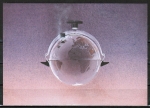 Ansichtskarte von Michel Granger - "Druck" (1983) (Die Erde als Dampf-Kochtopf - "Heisszeit" 2018!)