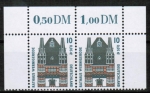Bund 2139 als waagrechtes Ober-Eckrand-Paar mit 2x 10 Pf / 0,05 ¤ SWK aus Bogen, postfrisch