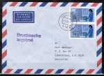 Bund 1315 als portoger. MeF mit 2x 50 Pf Jugend 1987 auf Luftpost-Drucksache bis 20g von 1987-1989 nach Australien