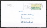 Bund ATM 1 - Leerfeld-Marke ohne jeglichen Werteindruck auf Inlands-Brief bis 20g von 1988, codiert, unbeanstandet durchgelaufen !