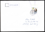 Bund 3508 als portoger. EF mit 155 Cent Theodor Fontane auf C5-Inlands-Brief von 2019, ca. 23 cm lang