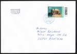 Bund 3796 Skl. (Mi. 3801) als portoger. EF mit 160 Cent Brandenburger Tor als Skl.-Marke aus "Krypto-Booklet" auf Inlands-Brief 14x20 cm von 2023-2024