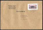 Bund 1461 als GAA / Ganzsachen-Ausschnitt aus PSo 21 mit 60 Pf Europa 1990 als portoger. EF auf Inlands-Bchersendung bis 100g von 1990-1993